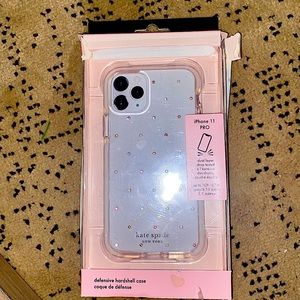 CLEAR Kate Spade case for an iPhone 11 PRO new in box